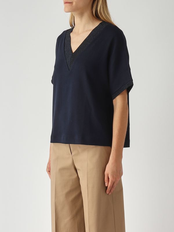 3. Pull femme en coton stretch Marine Gran Sasso 6026980369