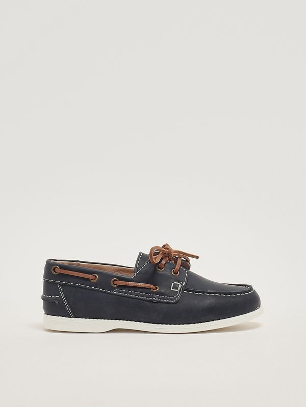 1. Mocassino bambino in pelle Blu Dianetti 1302