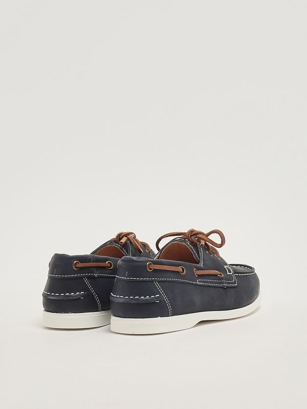 3. Mocassino bambino in pelle Blu Dianetti 1302