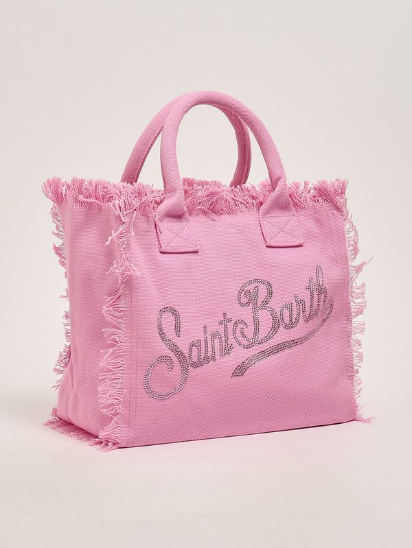 2. Bolso de mujer Vanity de algodón Rosa MC2 Saint Barth vani001