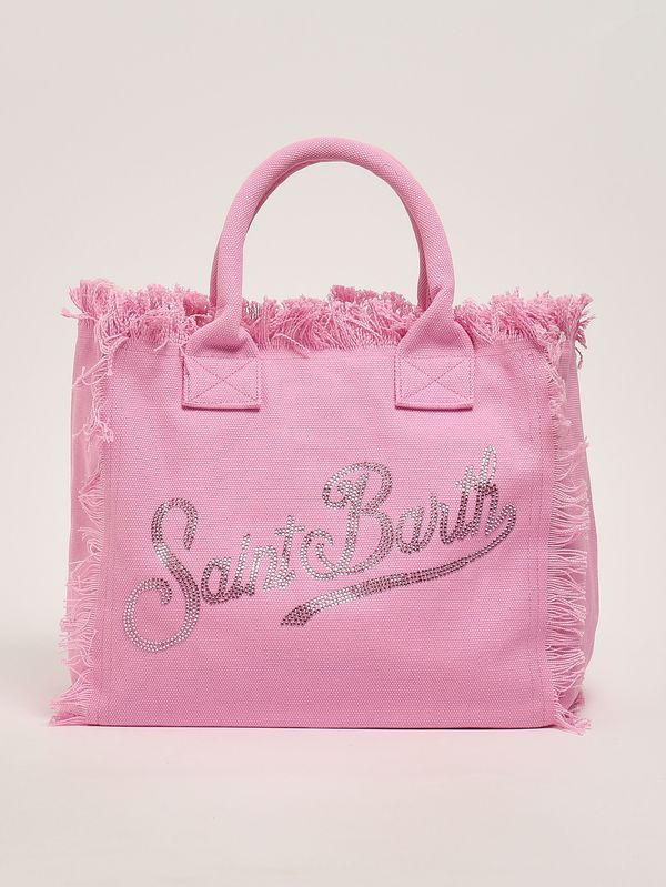 1. Bolso de mujer Vanity de algodón Rosa MC2 Saint Barth vani001