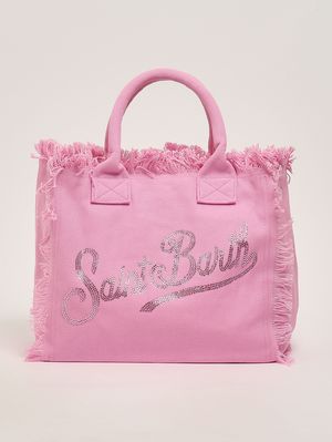 1. Bolso de mujer Vanity de algodón Rosa