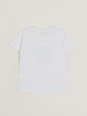 2. Odom Baumwoll-T-Shirt für Jungen Weiß