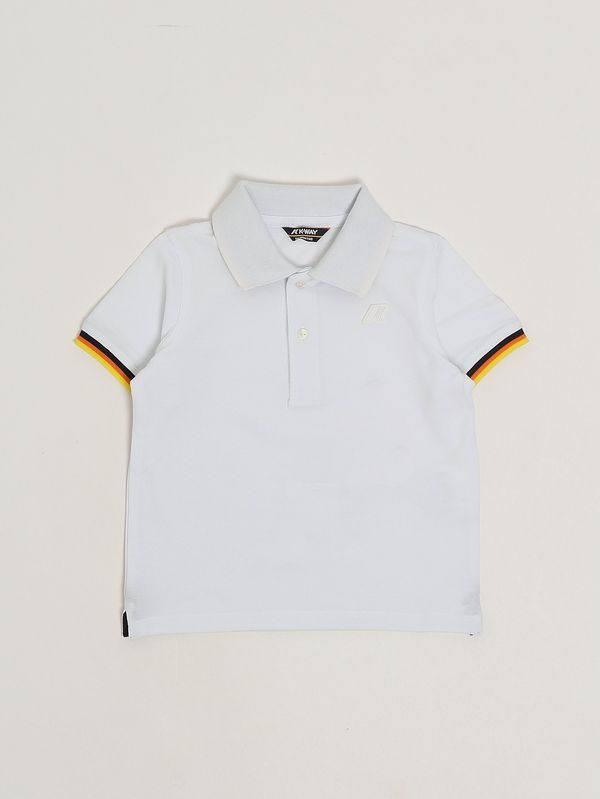 1. Polo neonato Vincent in cotone stretch Bianco K-Way k71374w