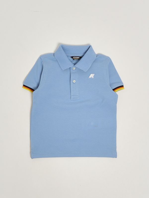 Polo Vincent en coton stretch pour bébé garçon Céleste K-Way