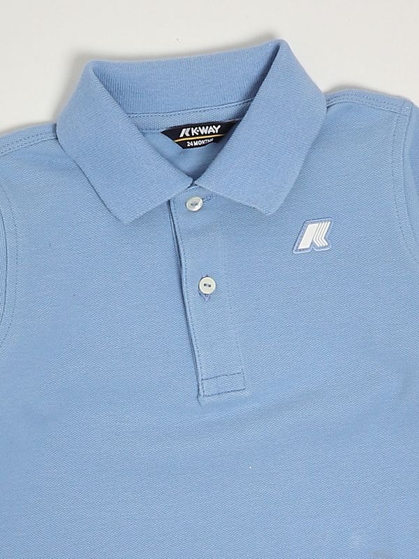 3. Polo Vincent en coton stretch pour bébé garçon Céleste K-Way k71374w