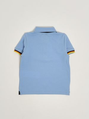 2. Polo Vincent en coton stretch pour bébé garçon Céleste