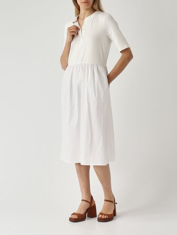 2. Abito donna in cotone stretch Bianco Gran Sasso 7220480304