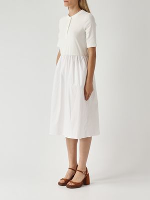 3. Abito donna in cotone stretch Bianco