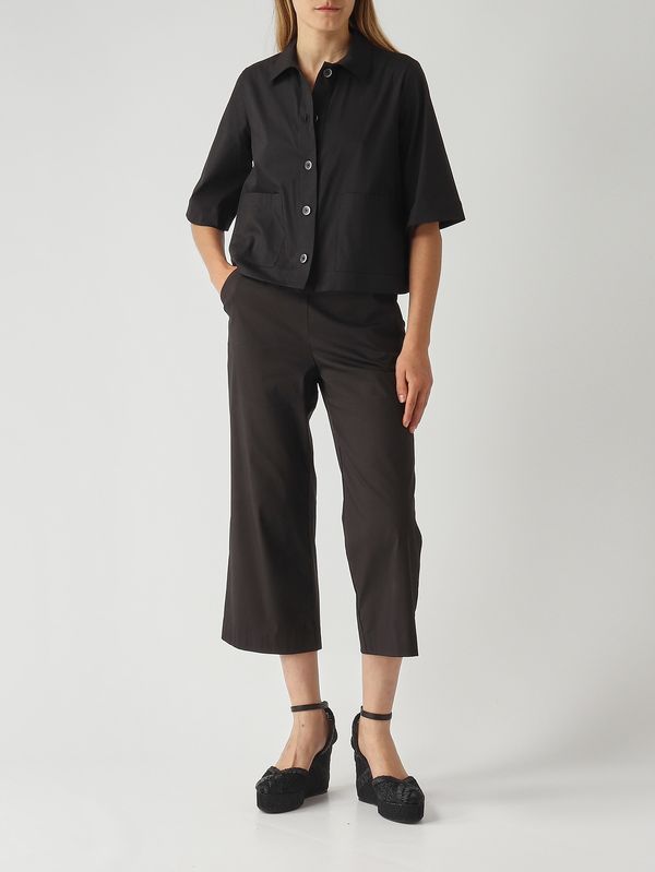 2. Damenhose aus Stretch-Baumwollmischung Schwarz Gran Sasso 7623954300