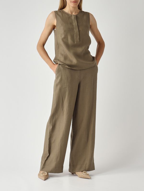 2. Women's linen blouse Military Gran Sasso 6123150000
