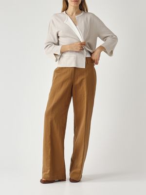 3. Women's lurex knit jacket Platinum