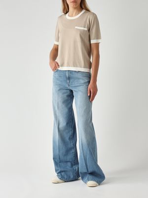 2. Women's viscose blend sweater Sand