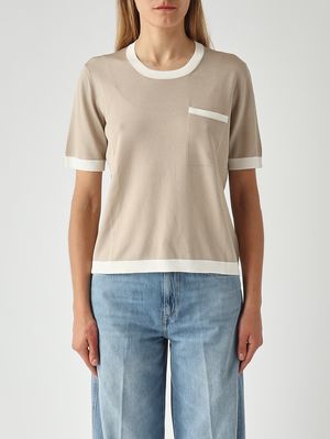 1. Women's viscose blend sweater Sand