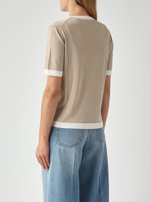 4. Women's viscose blend sweater Sand