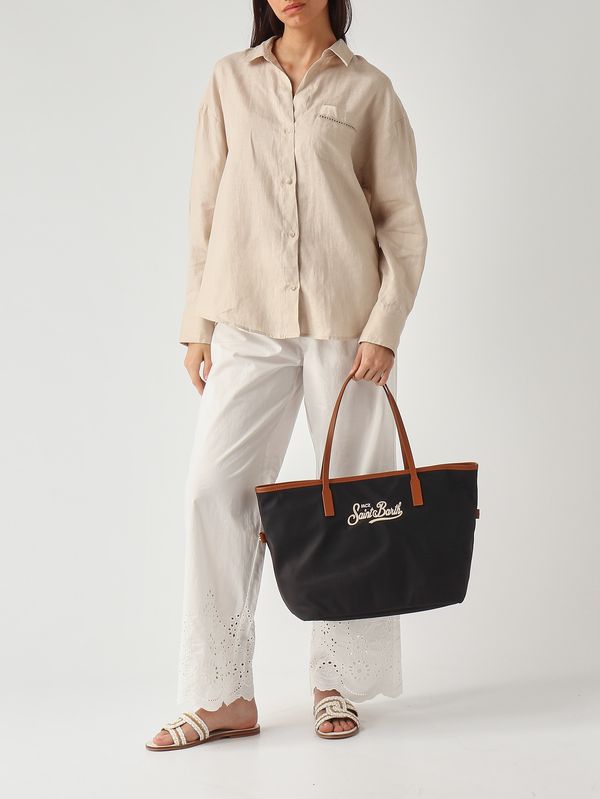 2. Sac The City Bag Large en nylon pour femme 0018 Embout MC2 Saint Barth cb0002