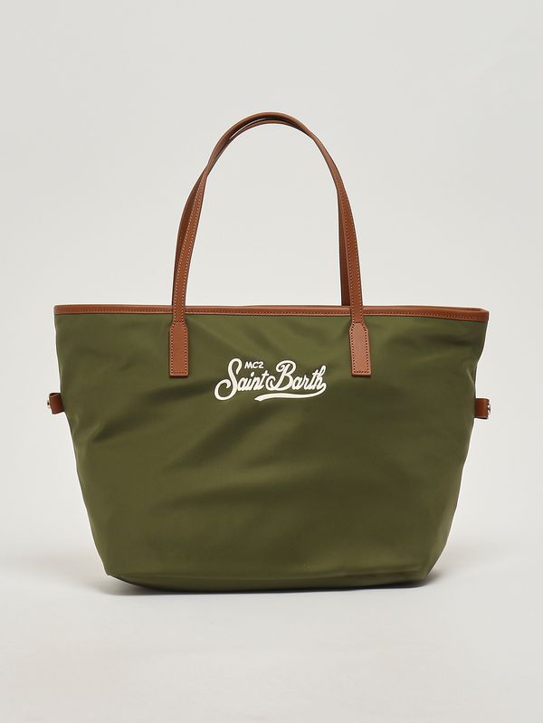 1. Borsa donna The City Bag Large in nylon 5218 Emb MC2 Saint Barth cb0002
