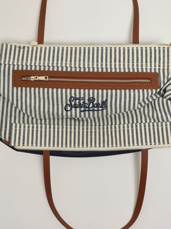 4. Borsa donna The City Bag Large in nylon 6118 Emb MC2 Saint Barth cb0002