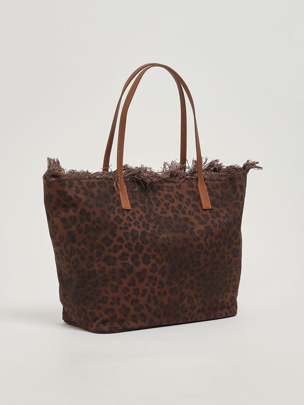 2. Borsa donna City in canvas Marrone MC2 Saint Barth cbf0001