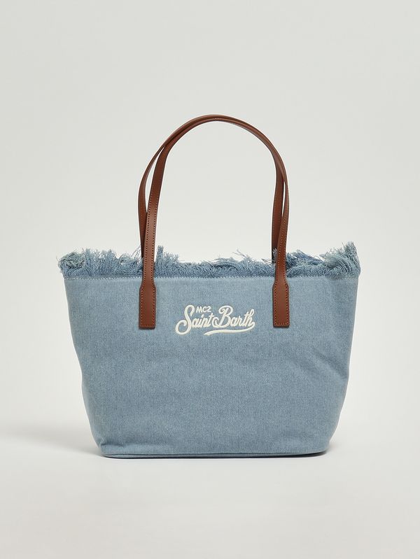 1. Women's City medium denim bag Denim MC2 Saint Barth cbmf001