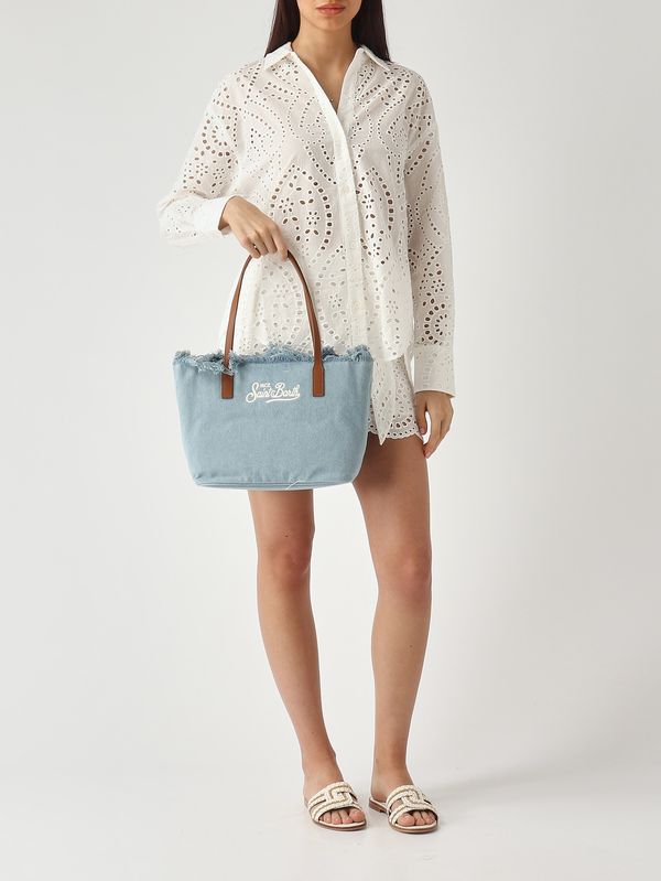 2. Women's City medium denim bag Denim MC2 Saint Barth cbmf001