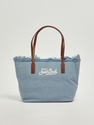 1. Women's City medium denim bag Denim