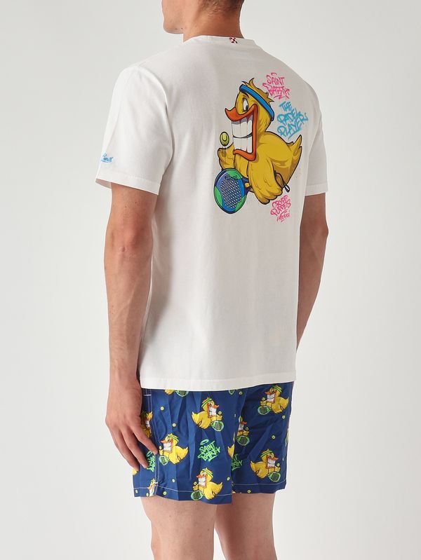 4. T-shirt uomo Portland in cotone Cpt Ducky Padel 01n MC2 Saint Barth prl0002