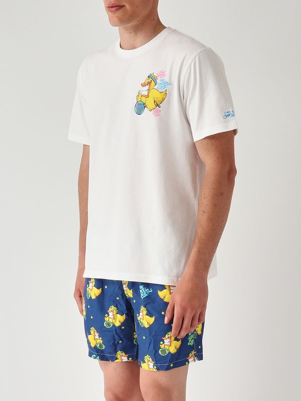3. T-shirt uomo Portland in cotone Cpt Ducky Padel 01n MC2 Saint Barth prl0002