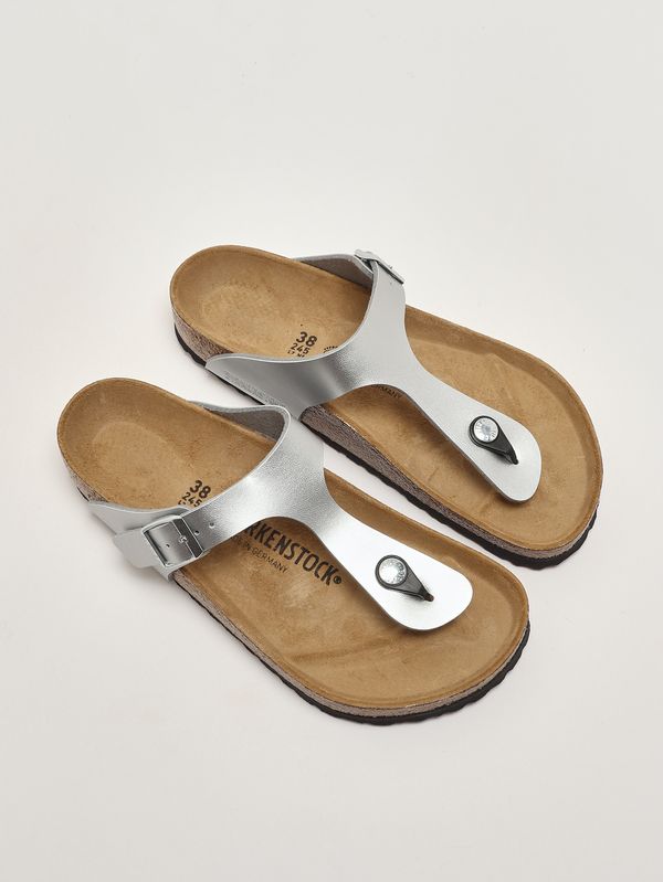 2. Gizeh women's sandal in Birko-Flor Silver Birkenstock 043851