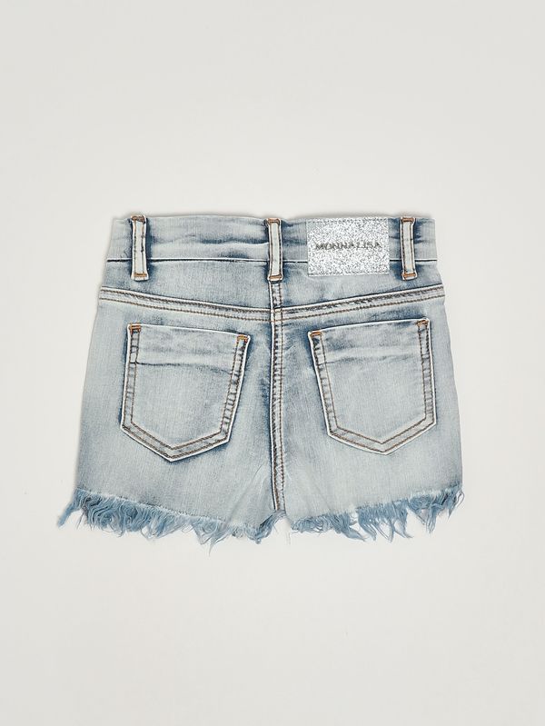 2. Mädchen-Shorts aus Baumwollmischung Denim Monnalisa 19g4167013