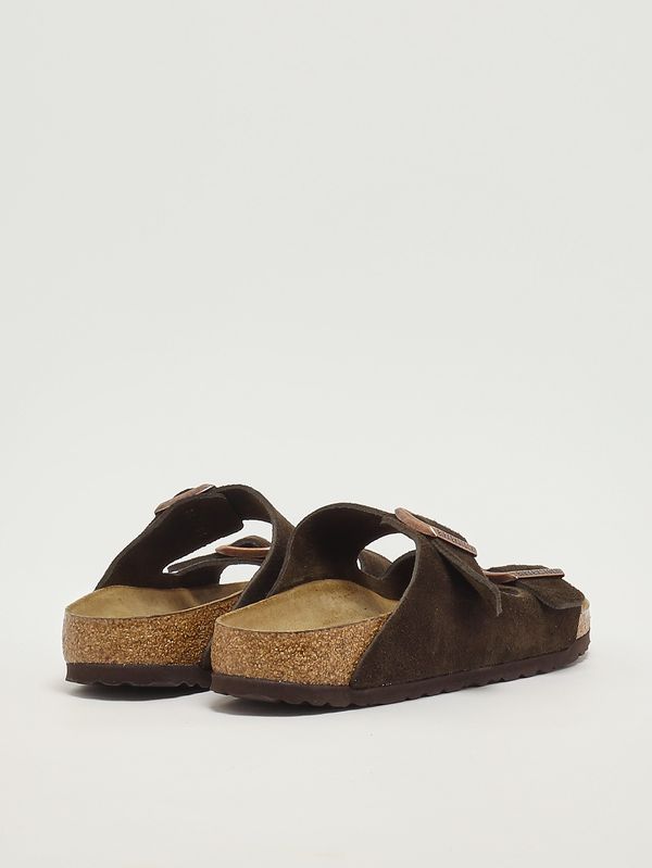 3. Arizona Soft Footbed suede sandals Moka Birkenstock 951313