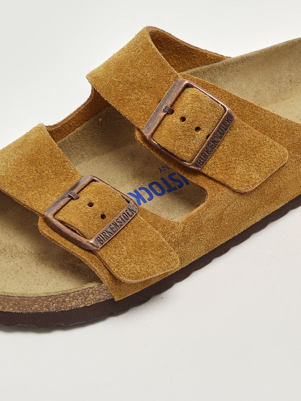 5. Sandale Arizona Soft Footbed en daim Tabac Birkenstock 1009527
