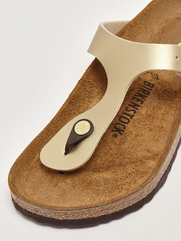 5. Damen-Sandale Gizeh aus Birko-Flor Gold Birkenstock 1016108
