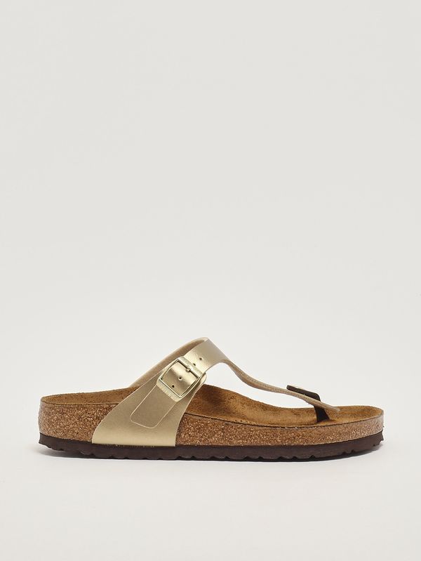 1. Damen-Sandale Gizeh aus Birko-Flor Gold Birkenstock 1016108
