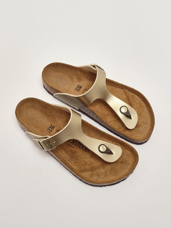 2. Damen-Sandale Gizeh aus Birko-Flor Gold Birkenstock 1016108