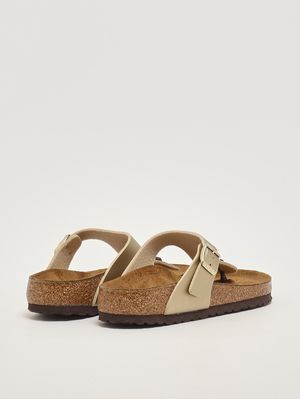 3. Damen-Sandale Gizeh aus Birko-Flor Gold