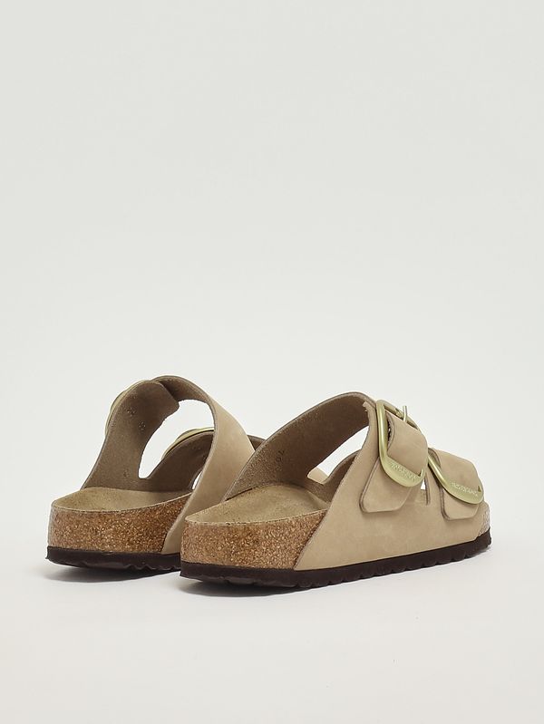3. Sandalo donna Arizona Big Buckle in pelle nubuck Sabbia Birkenstock 1024064