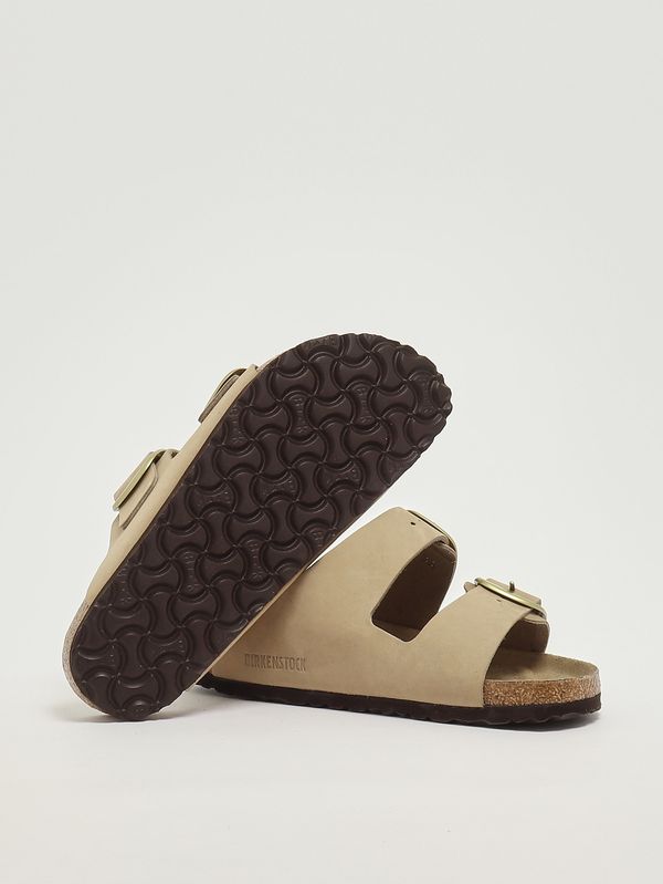 4. Sandalo donna Arizona Big Buckle in pelle nubuck Sabbia Birkenstock 1024064