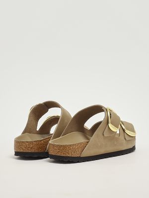 3. Sandalo donna Arizona Big Buckle in pelle oliata Tabacco Chiaro