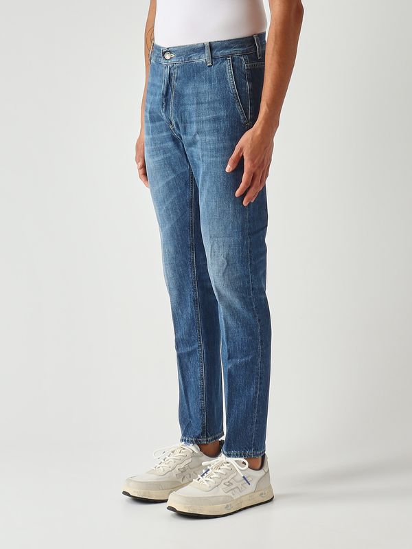 3. Jeff Herrenjeans aus Baumwolle Blauer Denim Dondup up641dfh269uj40