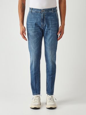 1. Jeff Herrenjeans aus Baumwolle Blauer Denim