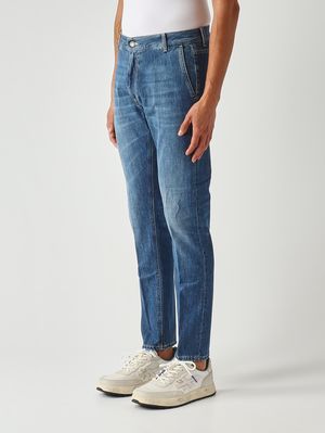 3. Jeff Herrenjeans aus Baumwolle Blauer Denim