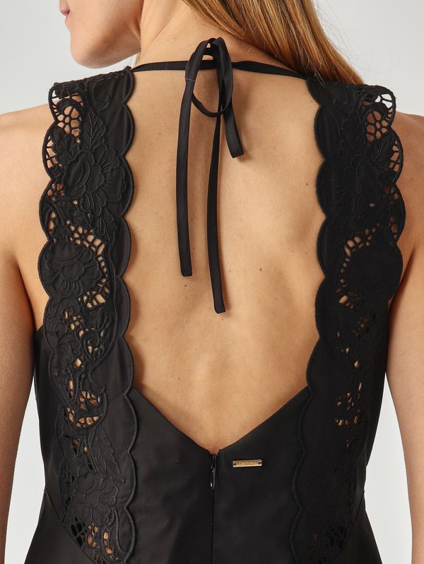 5. Robe en coton pour femme Noir Twinset 261tt2032