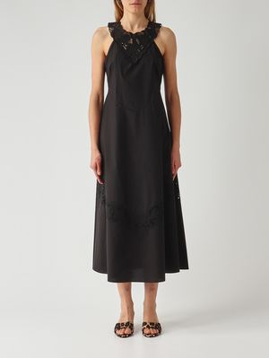 1. Robe en coton pour femme Noir