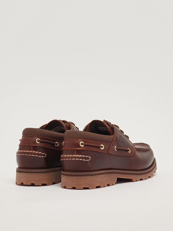 3. Mocassino bambino Authentic 3-Eye Classic Lug in pelle Marrone Timberland tb0a2k8qem61
