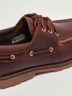 5. Mocassino bambino Authentic 3-Eye Classic Lug in pelle Marrone