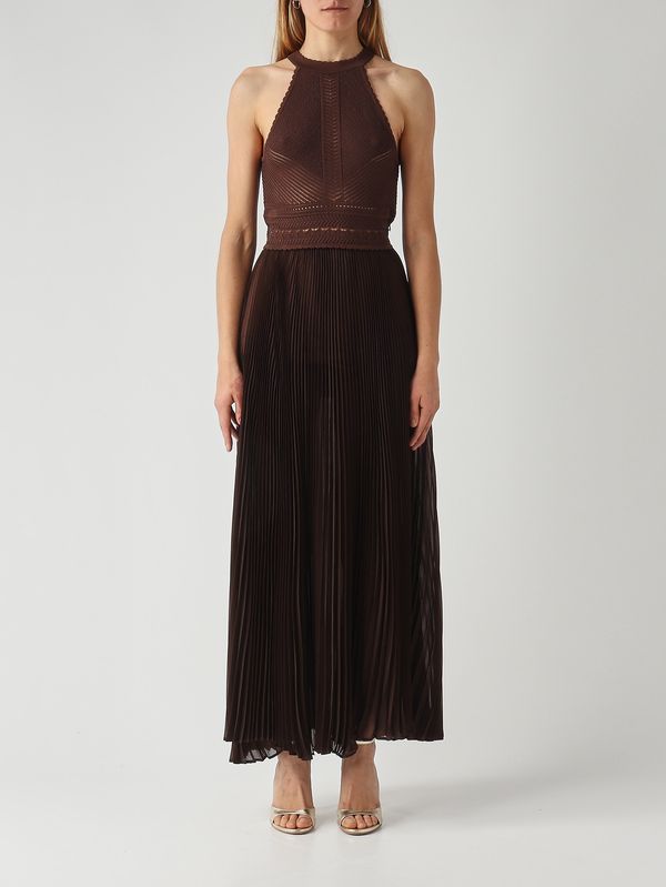 1. Abito donna in georgette plissé Caffè Twinset 261tt3191