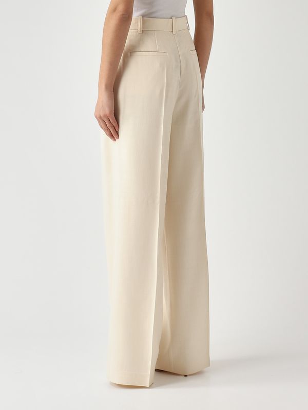 4. Brescelo Damenhose aus Stretch-Viskose Butter Pinko 106918a2w6
