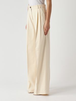 3. Brescelo women's stretch viscose trousers Butter