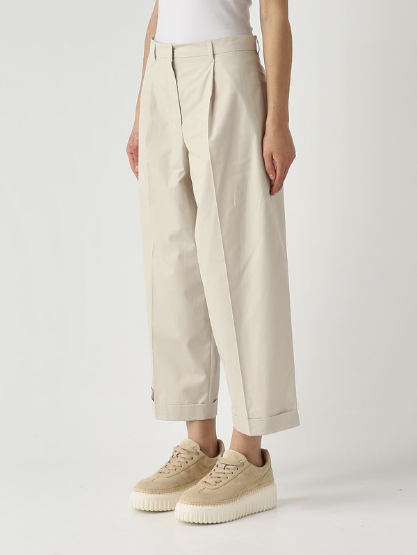 3. Pantalón de danza para mujer de algodón Masilla S Max Mara 2619131043600